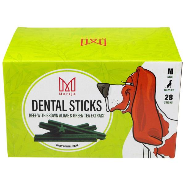 Przekąska stomatologiczna dla psów Dental Sticks M (10-25kg) 28 szt.