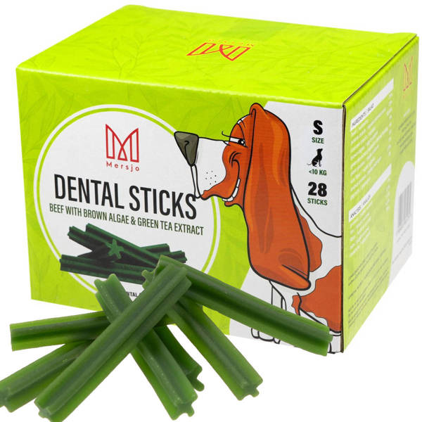 Przekąska stomatologiczna dla psów Dental Sticks S (do 10kg) 28 szt.