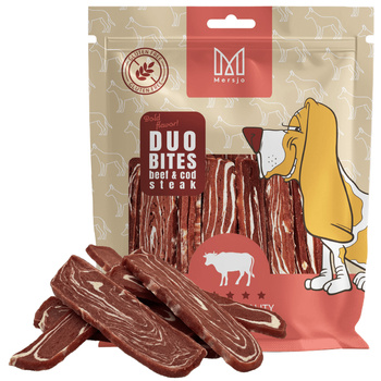 Duo Flavours Dog Treats – Beef Steak with Cod Mersjo 300g