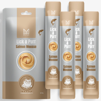 Lick & Purr Cat Treats – Salmon Mousse Mersjo 60g