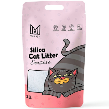 Mersjo Sensitive silicone cat litter 5x3.8L