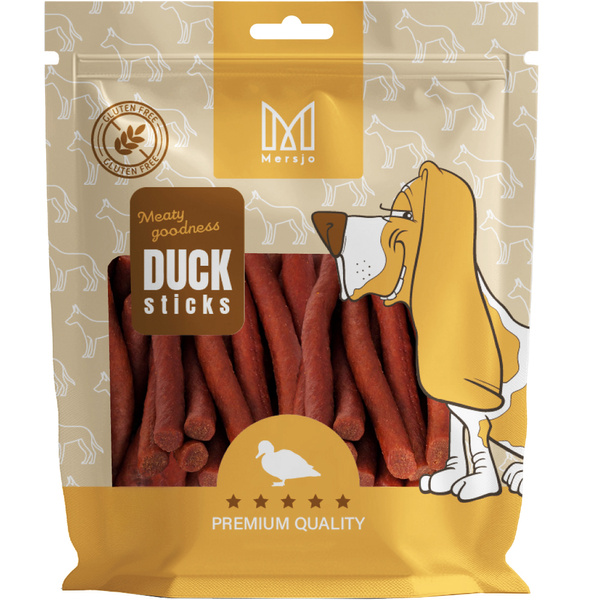 Przysmak dla psa - Kabanosy z kaczki Mersjo 500g