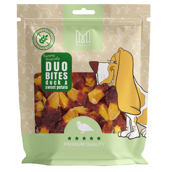 Duo Flavours Dog Treats – Duck with Sweet Potato Mersjo 200g