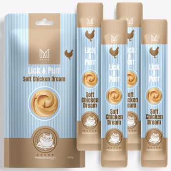 Lick & Purr Cat Treats – Soft Chicken Dream Mersjo 60g