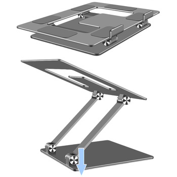 Podstawka  pod Laptopa Regulowana, Aluminiowa, Ergonomiczna, X-PRO
