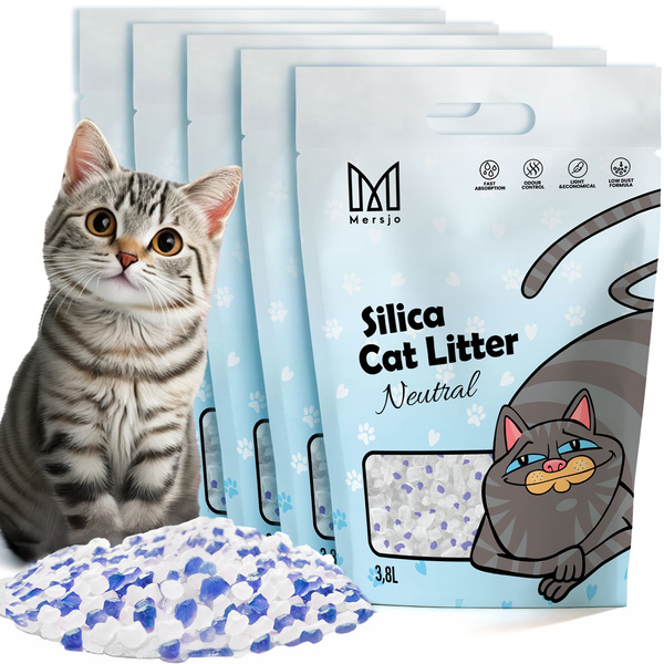 Mersjo silicone cat litter Neutral 5x3.8L