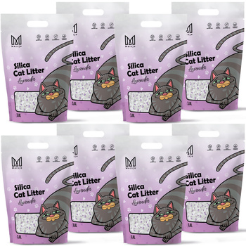 Mersjo silica cat litter Lavender 8x3.8L