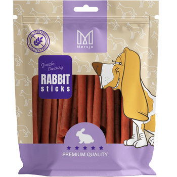 Dog treat - Mersjo soft rabbit sticks 500g