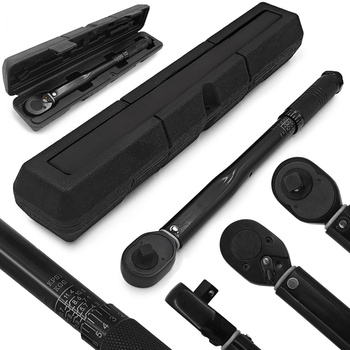 Klucz dynamometryczny precyzyjny 3/8" 7-112 Nm z blokadą + etui