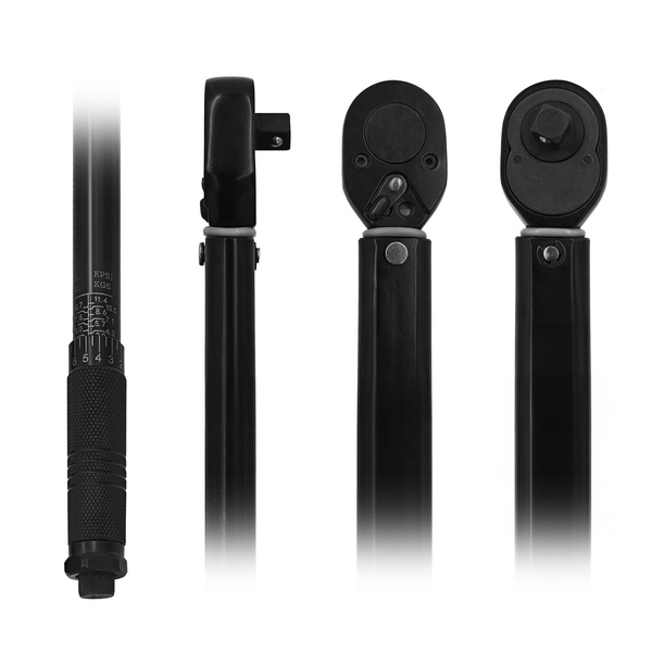 Klucz dynamometryczny precyzyjny 3/8" 7-112 Nm z blokadą + etui