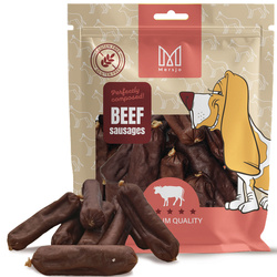 Beef sausages