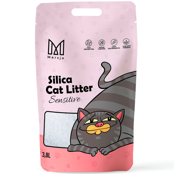 Mersjo Sensitive silicone cat litter 5x3.8L