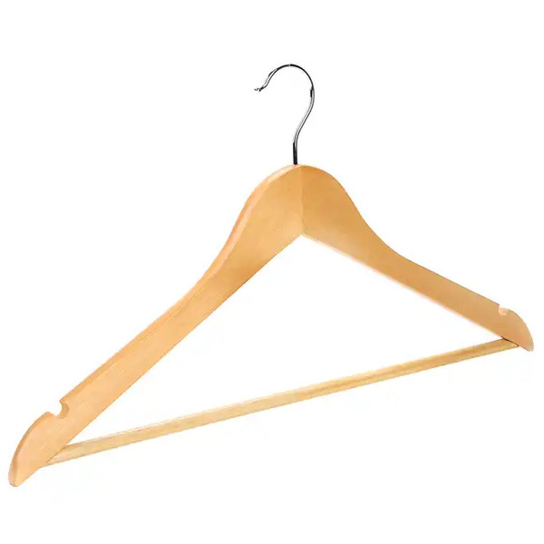 Wieszaki drewniane na ubrania do szafy WOODY zestaw 30 szt