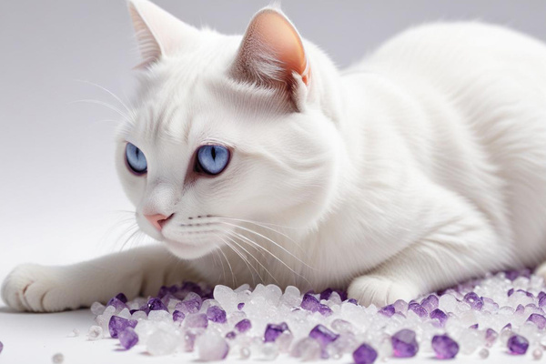 Mersjo Lavender silicone cat litter 5x3.8L