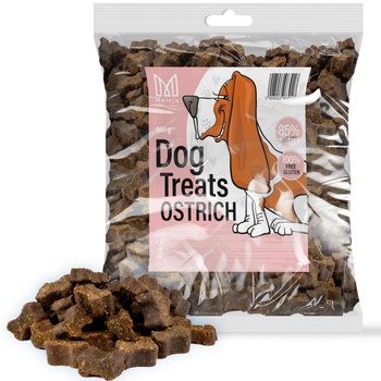Dog treat - Mersjo ostrich training treats  85% meat, grain-free 500g