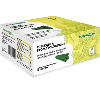 Przekąska stomatologiczna dla psów Irodori Vet Dental Sticks M (10-25kg) 28szt.