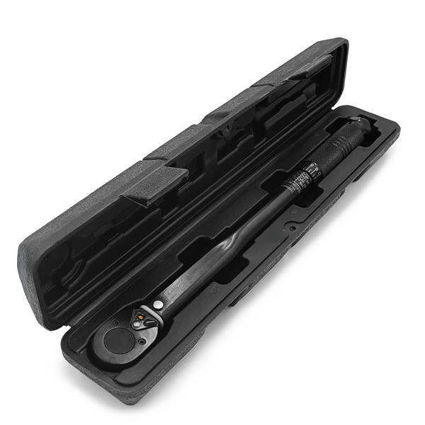 Klucz dynamometryczny precyzyjny 3/8" 7-112 Nm z blokadą + etui