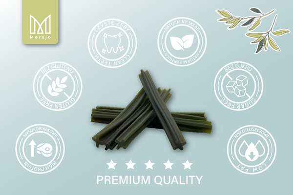Mersjo Dental Sticks – Beef with Brown Algae and Green Tea Extract 28 pcs
