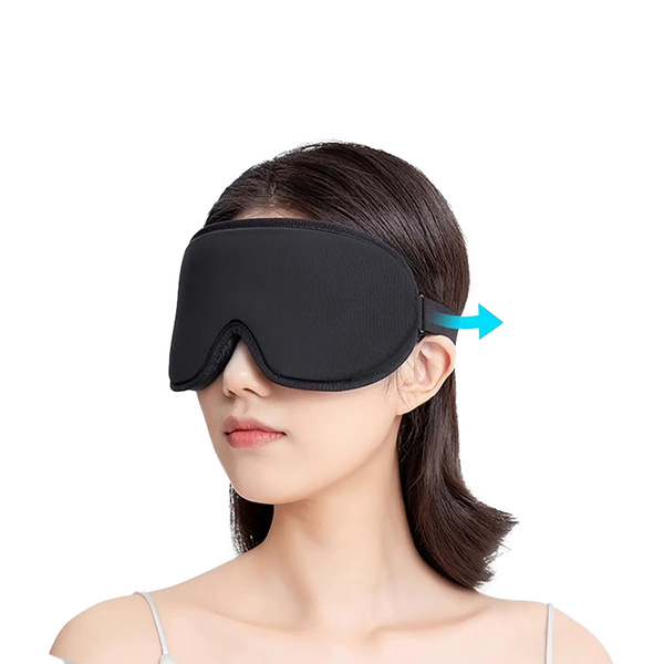 Opaska na oczy do spania, maska regulowana SLEEPY 3D