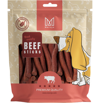 Dog treat - Mersjo soft beef sticks 500g