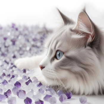 Mersjo Lavender silicone cat litter 5x3.8L