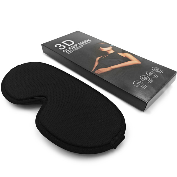 Opaska na oczy do spania, maska regulowana SLEEPY 3D
